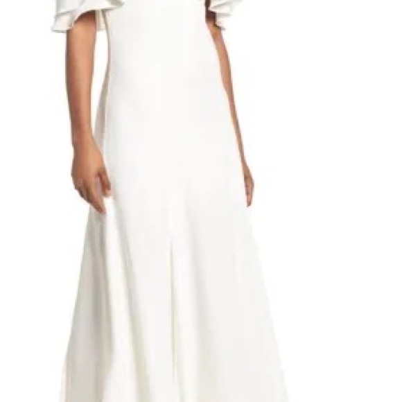 NEW C/MEO COLLECTIVE Translation Cold Shoulder GOWN SIZE M. - Picture 6 of 7